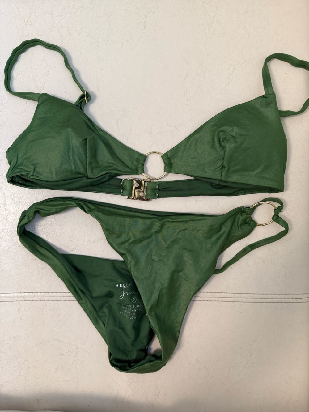 Hello Molly Ring-Accent Bikini Set